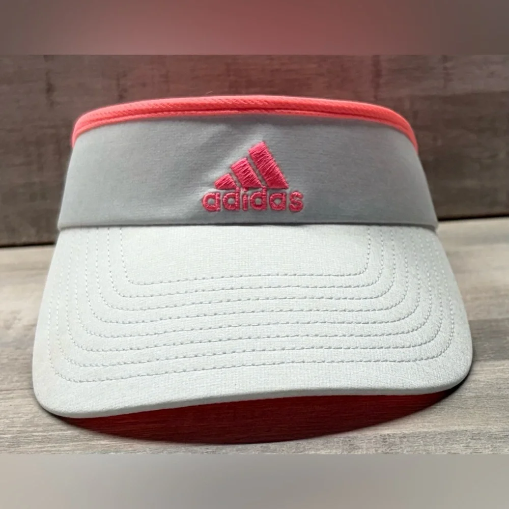 Adidas Women's Pink and Gray Golf Tennis Volleyball Visor